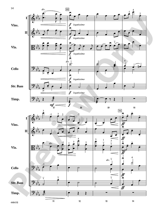 Enigma Variations - String Orchestra Conductor Score & Parts (Digital Download)