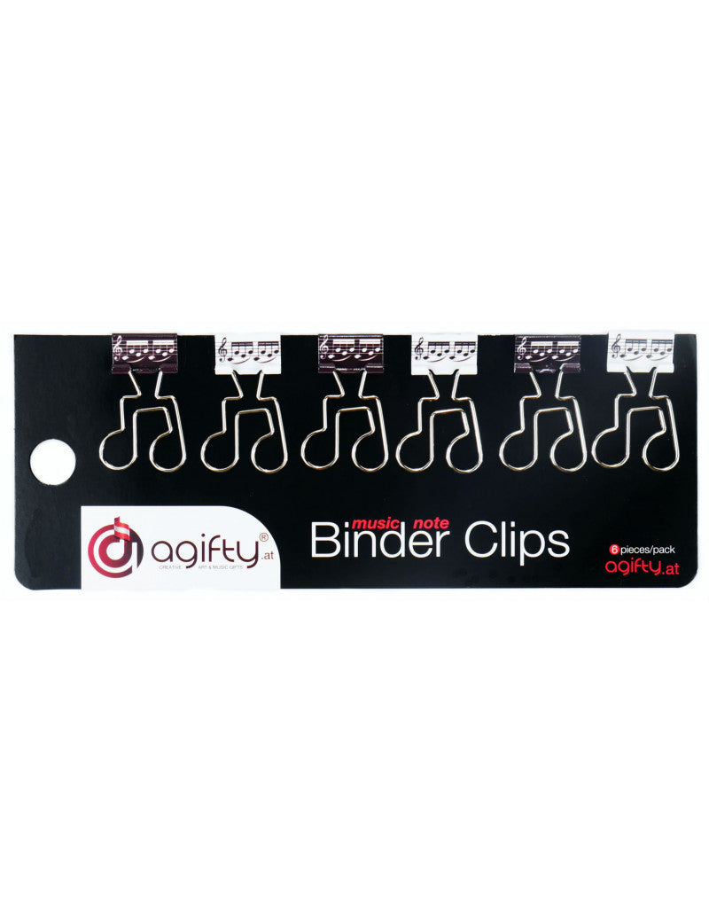 Binder Clips Quavers Pack of 6