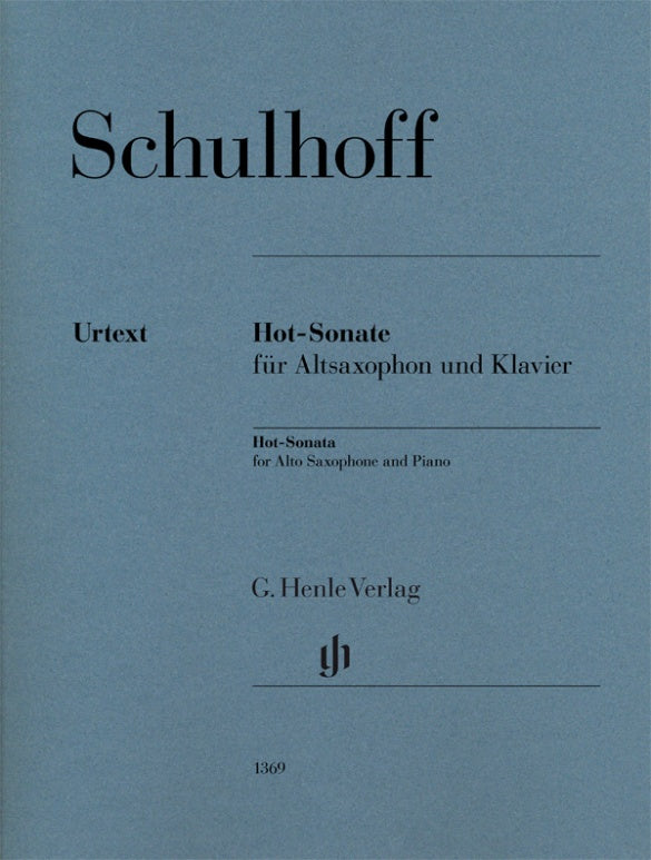 Hot Sonata for Alto Saxophone and Piano