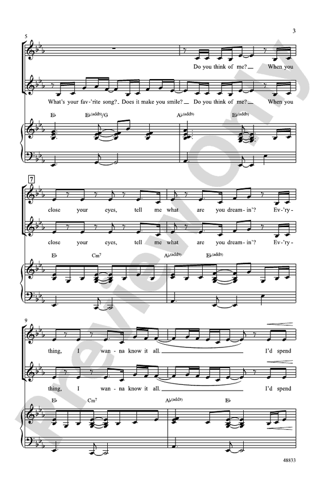 10,000 Hours - SSA Choral Octavo (Digital Download)