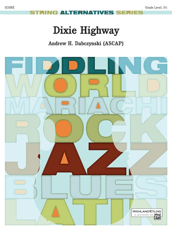 Dixie Highway – String Orchestra Conductor Score & Parts (Digital Download)