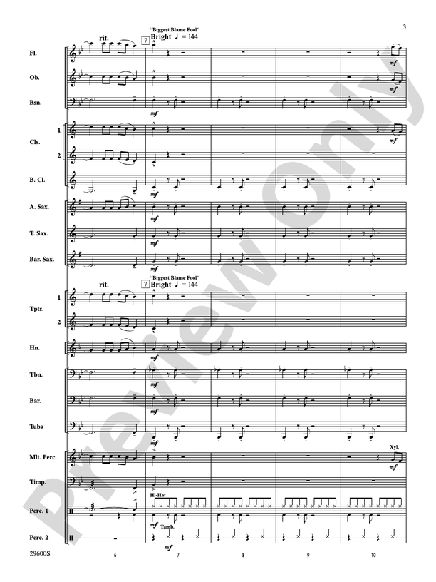 Seussical: The Musical - Concert Band Conductor Score & Parts (Digital Download)