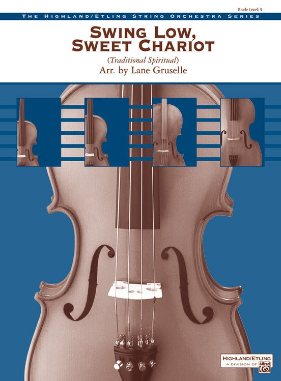 Swing Low, Sweet Chariot – String Orchestra Conductor Score & Parts (Digital Download)