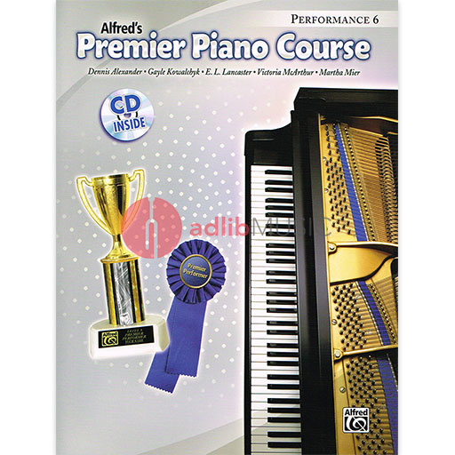 Premier Piano Course Performance 6 Bk/CD