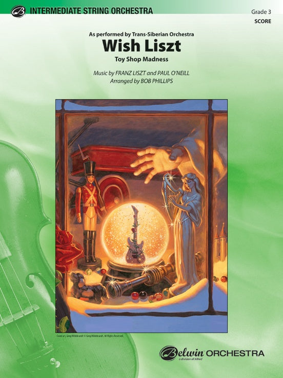 Wish Liszt – String Orchestra Conductor Score & Parts (Digital Download)