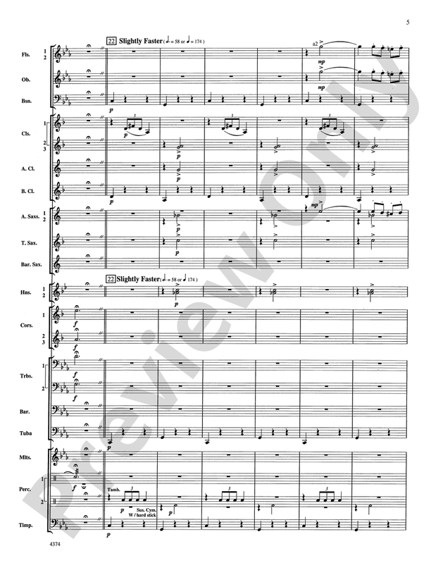 Capriccio Espagnol - Concert Band Conductor Score & Parts (Digital Download)