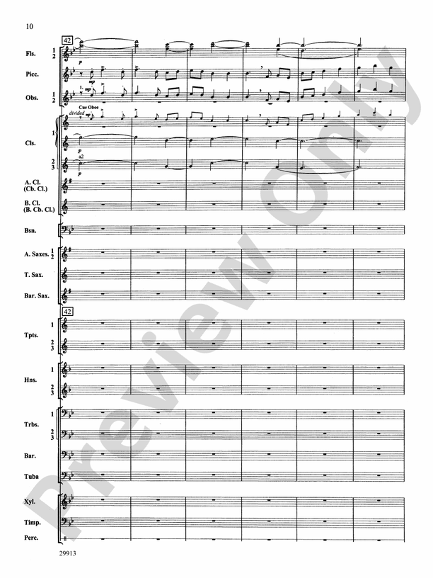 Two Songs Without Words - Concert Band Conductor Score & Parts (Digital Download)