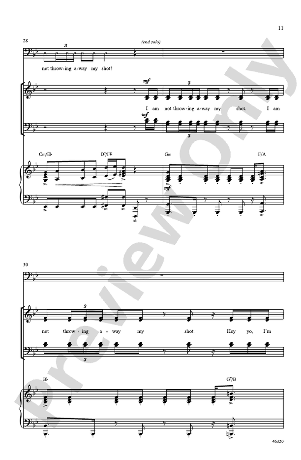Hamilton – SATB Choral Octavo (Digital Download)