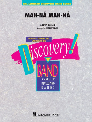 Mah-na Mah-na - Discovery Concert Band Gr. 1.5 - Umiliani arr Vinson - Hal Leonard