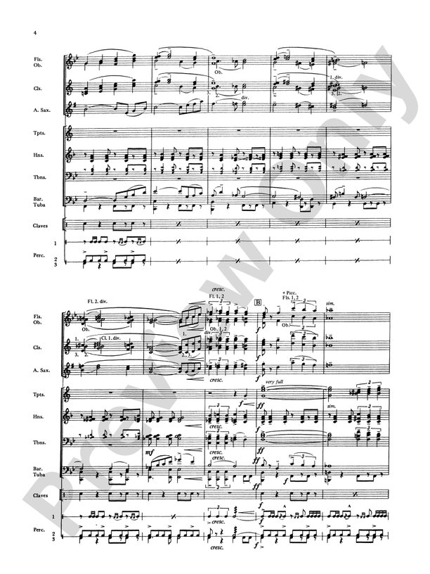 Leroy Anderson Portrait - Concert Band Conductor Score & Parts (Digital Download)