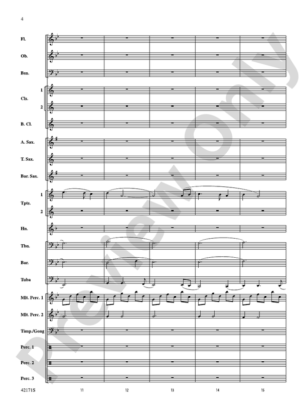 Prelude and Firestorm - Concert Band Conductor Score & Parts (Digital Download)