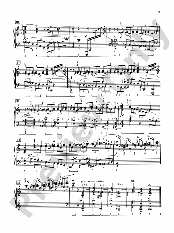 Rachmaninoff - 13 Preludes, Opus 32 - Piano (Digital Download)