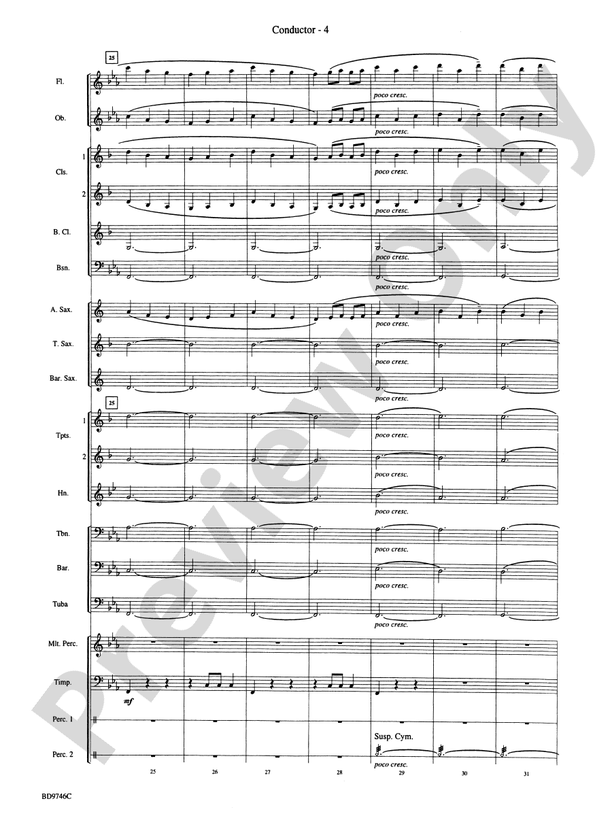 Peer Gynt Suite - Concert Band Conductor Score & Parts (Digital Download)