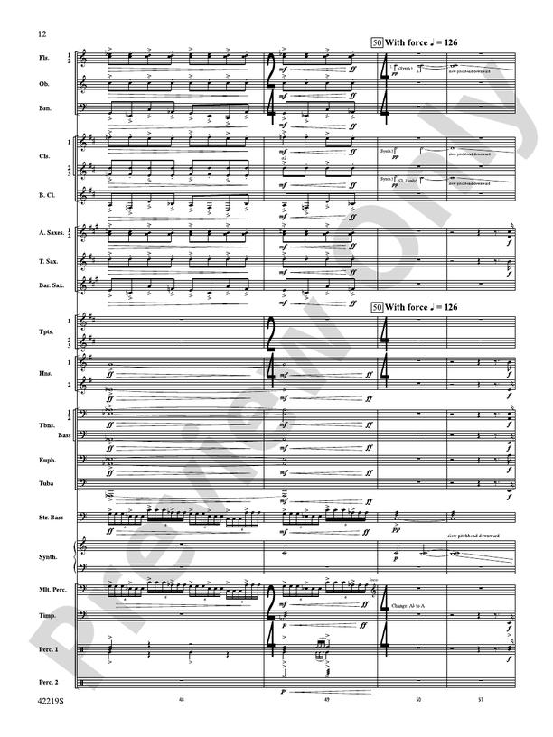 Man of Steel, Suite from - Concert Band Conductor Score & Parts (Digital Download)