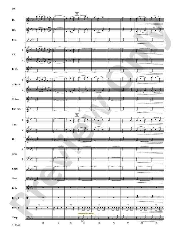 Scheherazade Selections - Concert Band Conductor Score & Parts (Digital Download)