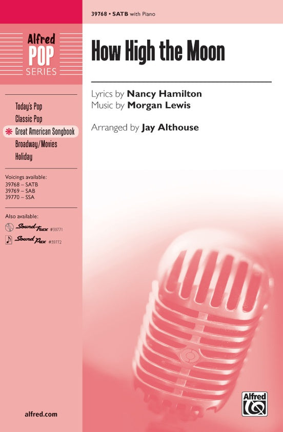 How High the Moon – SATB Choral Octavo (Digital Download)
