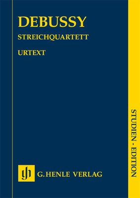 String Quartet - Study Score - Claude Debussy - G. Henle Verlag Study Score Score