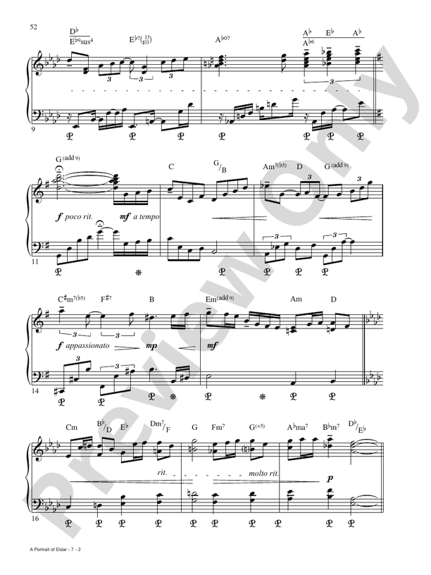 A Portrait of Eldar - Piano (Digital Download)