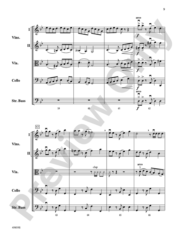 Midnight Howl - String Orchestra Conductor Score & Parts (Digital Download)