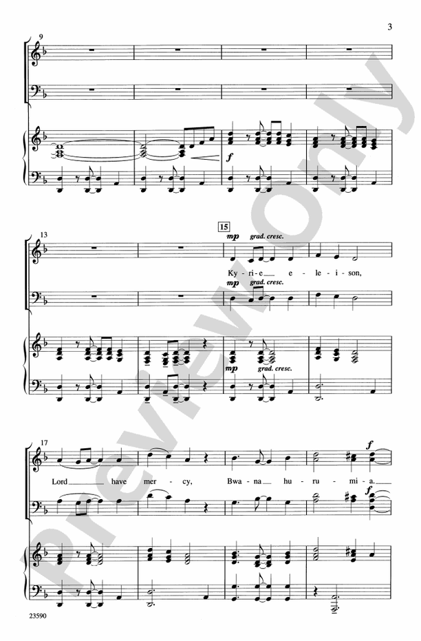 Afrika Kyrie na Sanctus - SATB Choral Octavo (Digital Download)