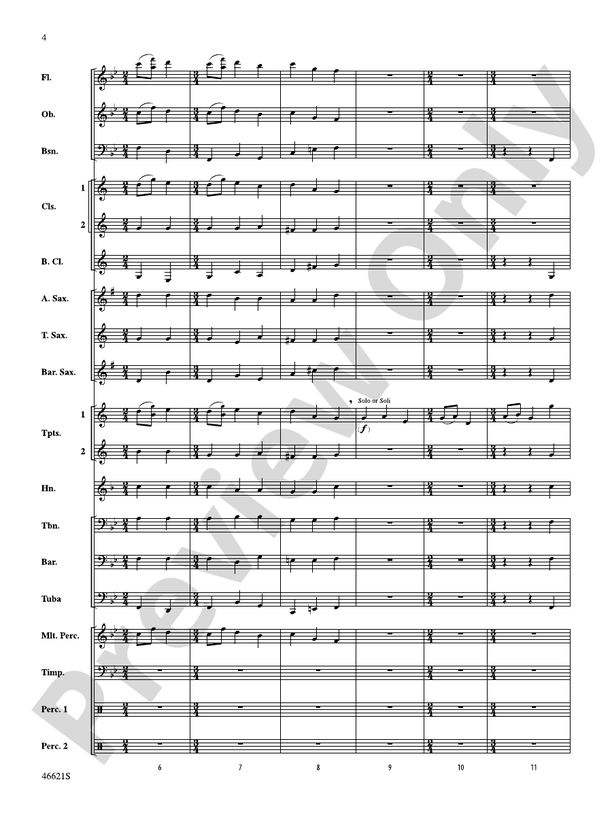 Pictures at an Exhibition - Concert Band Conductor Score & Parts (Digital Download)