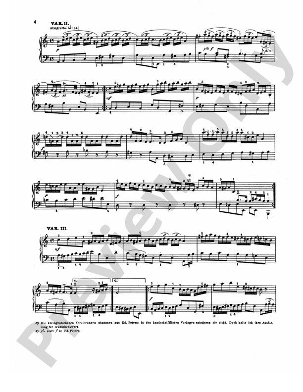 Bach - Various Works (Volume I) - Piano Solo (Digital Download)