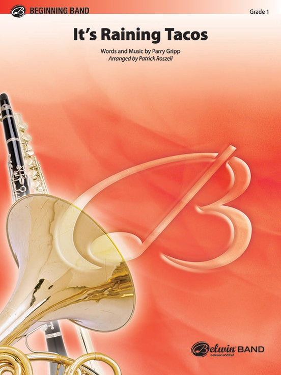 It's Raining Tacos - Concert Band Conductor Score & Parts (Digital Download)