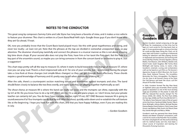 Let It Snow! Let It Snow! Let It Snow! (Grade 5) - Jazz Ensemble Conductor Score & Parts(Digital Download)