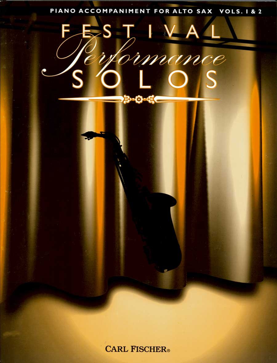 Festival Performance Solos Alto Sax Vol 1-2 Piano