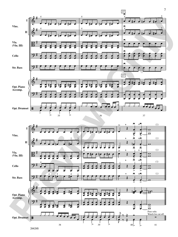 Batman Theme (Grade 2) - String Orchestra Conductor Score & Parts (Digital Download)