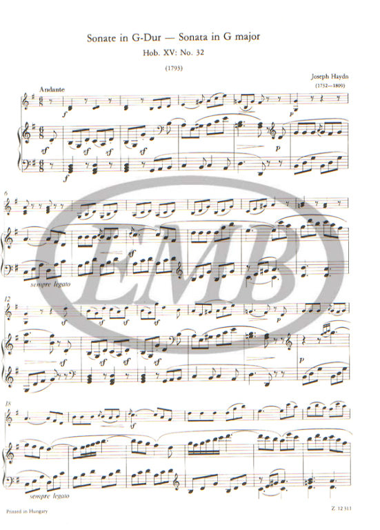 Vienna Classicism - Violin/Piano Accompaniment EMB Z12311