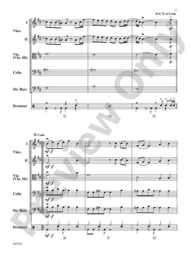 Bones - String Orchestra Conductor Score & Parts (Digital Download)