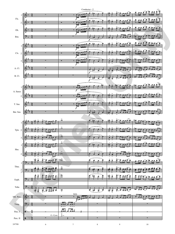 Flourish for a Celebration - Concert Band Conductor Score & Parts (Digital Download)