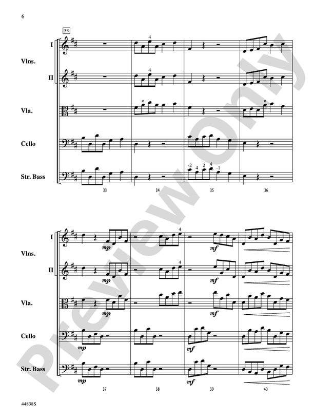Bowless Beguine - String Orchestra Conductor Score & Parts (Digital Download)