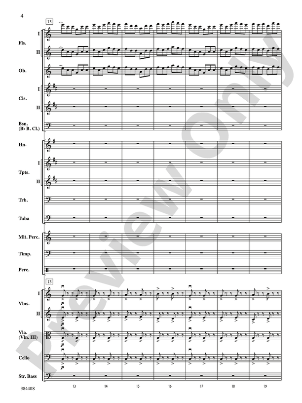 Leroy Anderson's Irish Suite, Part 1 (Themes from) – Full Orchestra Conductor Score & Parts (Digital Download)