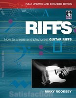 Riffs - How to Create and Play Great Guitar Riffs Revised and Updated Edition - Guitar Rikky Rooksby Backbeat Books /CD