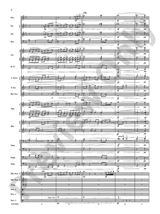 Ghost Dances - Concert Band Conductor Score & Parts (Digital Download)