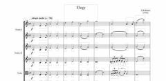 Elegy for Strings - String Ensemble Full Score (Digital Download)