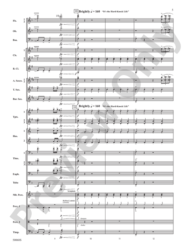 Annie - Concert Band Conductor Score & Parts (Digital Download)