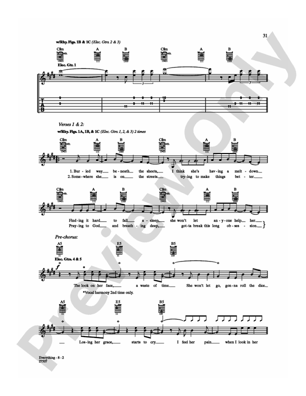 Everything - Guitar TAB (Digital Download)
