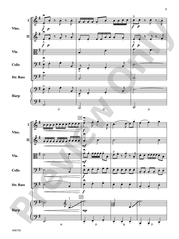 Rogue Rider - String Orchestra Conductor Score & Parts (Digital Download)