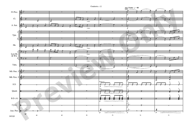 Harry Potter: The Music, Part 3 – Marching Band Conductor Score & Parts (Digital Download)