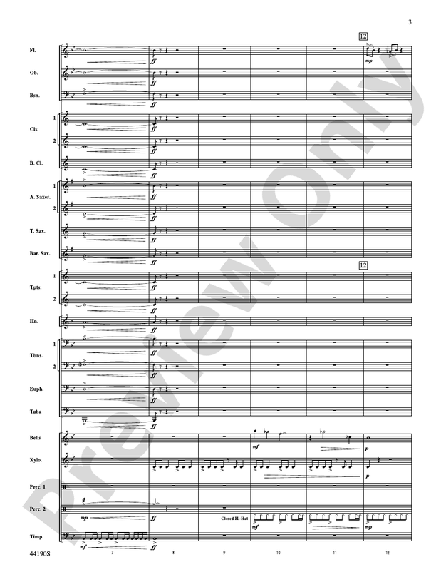 Dynamo - Concert Band Conductor Score & Parts (Digital Download)