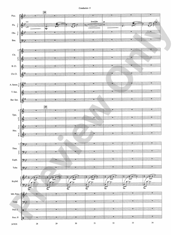 Rising Dragons - Concert Band Conductor Score & Parts (Digital Download)