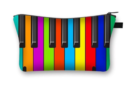 Pencil Case Colourful Keyboard