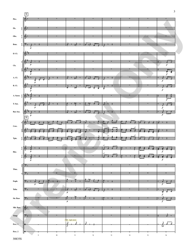 The Wearing of the Green (from the Irish Suite) - Concert Band Conductor Score & Parts (Digital Download)