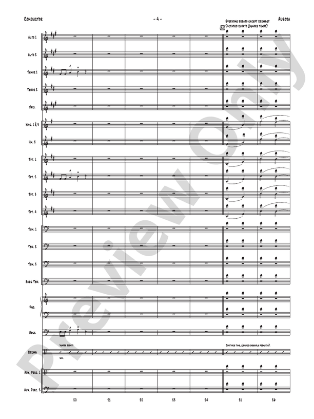 Aurora - Jazz Ensemble Conductor Score & Parts(Digital Download)