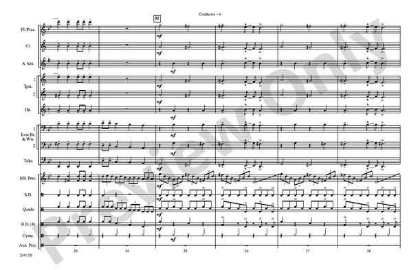 Remains of the Day (from Corpse Bride) – Marching Band Conductor Score & Parts (Digital Download)