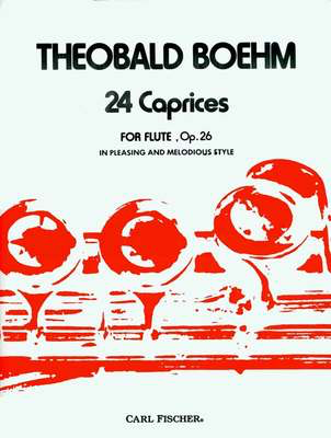 Boehm - 24 Caprices Op26 In Pleasing & Melodious Style - Flute Solo Fischer O83