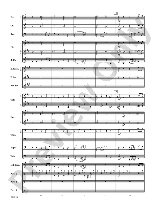 Tiptoe Through the Tubas - Concert Band Conductor Score & Parts (Digital Download)